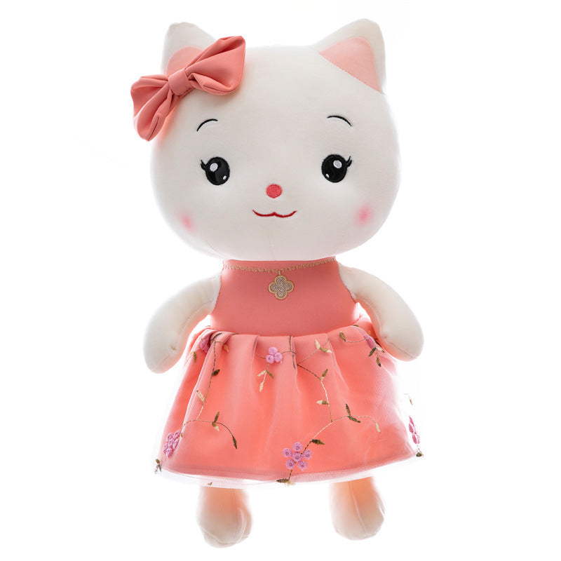 Beautiful cat plush toy doll