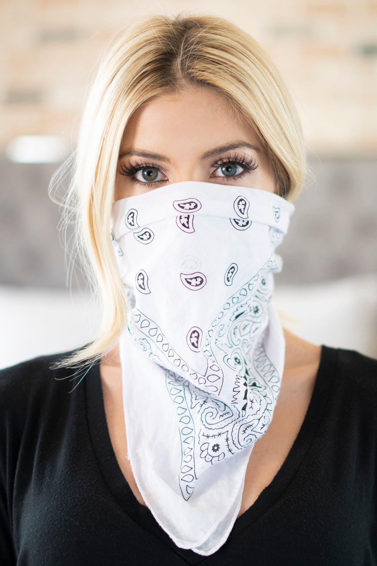 Paisley Print Bandana